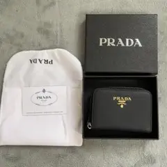 PRADA ブラック コインケース