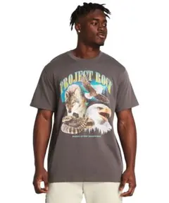 ②新品未開封UAプロジェクトロック グラフィック ヘビーウエイト TシャツL