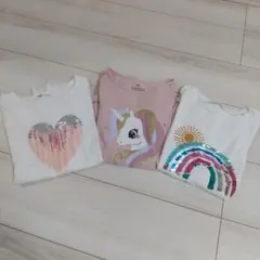 ☆H&M☆ ロンＴ 3枚セット サイズ134