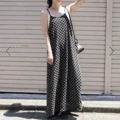 FREAK'S STORE フラワーストレッチ レースキャミワンピース フリー