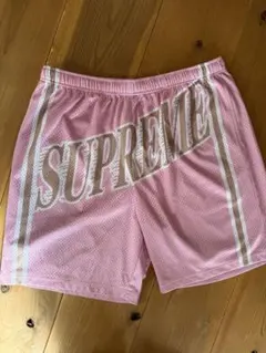 Supreme ショートパンツ マルーン/ホワイト - メルカリ