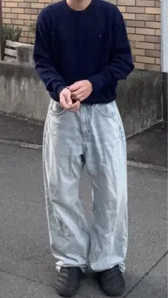 Polo by Ralph Lauren ネイビー セーター M