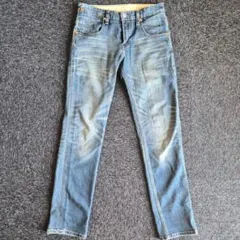 Levi's 511 W29 スリムデニム ヒゲ ハチノス ヴィンテージ加工