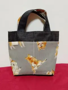 ミニトートバック（柴犬）