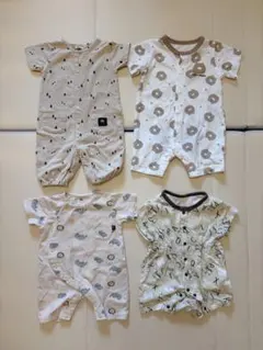 60cm 70cm 4点セット BREEZE futafuta夏用ロンパース