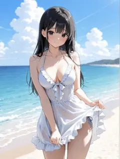 KOTONE-008　かわいい アニメ アート ポスター A4　AI