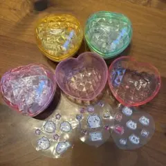 ちいかわ プクチュルシールハート型ケース＆シールセット　4個セット