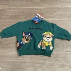 PAWPATROL トレーナー 95cm グリーン