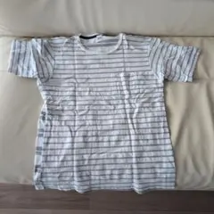 TAKEO KIKUCHI ストライプ 半袖Tシャツ