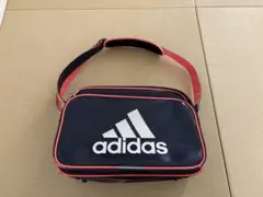adidas エナメルバッグ ネイビー/ピンク