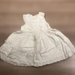 H&M ホワイト ワンピース 12-18M