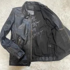 希少　ジャックローズ　ライダース　Lサイズ　レザージャケット　武装戦線　黒 ✨希少✨ジャックローズ シングルライダース 武装戦線 河内鉄生