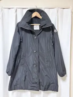 【美品】MONCLER CREME ナイロンスプリングコート ブラック 2WAY