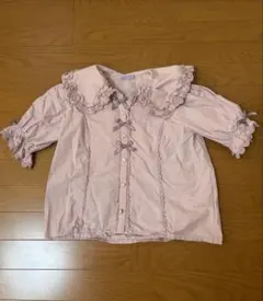 axesfemmekawaii 丸襟コットンブラウス