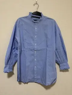 ROPÉ PICNIC 青白ストライプ 長袖シャツ 38サイズ