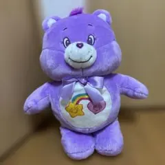 ケアベア ジュエリーBIGぬいぐるみ（GiGO限定） 紫 フレンドベア