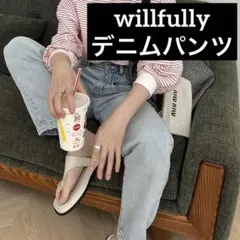 willfully デニムパンツ ライトブルー ジーパン