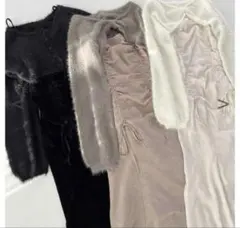 ボレロリボンキャミワンピース NICE CLAUP