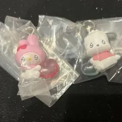 めじるしアクセサリーサンリオ　マイメロ　ポチャッコ　 エモきゅん パステルカラー