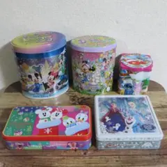 ディズニーリゾート お菓子の空き缶 セット