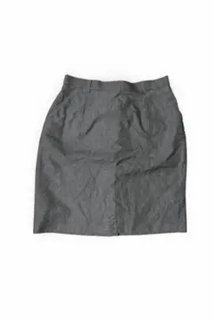 グレー タイトスカート ひざ丈シンプル きれいめ