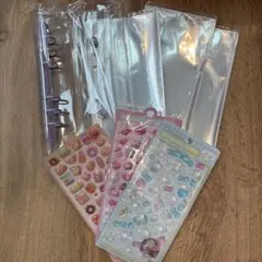 A6シールバインダー　リフィル３０枚　おまけシール3シート