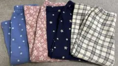UNIQLO フリースレギンス パンツ 柄物 90サイズ ユニクロ