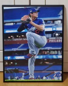 ベニー ドジャース大谷翔平 MLB！A3ポスターフレーム付き①セット ベニー様専用 ドジャース大谷翔平 MLB！A3ポスターフレーム付き①