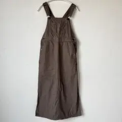 GU ジャンバースカート ブラウン　Sサイズ