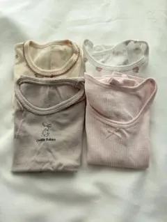 ベビー半袖肌着 4点セット 90サイズ