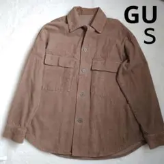 GU コーデュロイCPOシャツ　Ｓ　ベージュ　アウター　上着