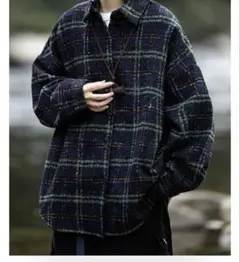 チェック柄ジャケット　ユニセックス