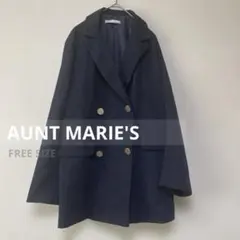 Aunt Marie's/ ネイビー ダブルテーラードジャケット 金ボタンのサムネイル