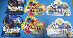 USJユニバーサル ノーリミットシール　コンプリート 6枚セットのサムネイル