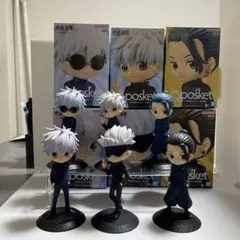 呪術廻戦　五条悟　夏油傑　Qposket　フィギュア6体セット