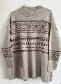 earth music&ecology ゆったり　ニット