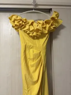 まとめ買い値下げ JEAN MACLEAN フリル オフショルダー ドレス