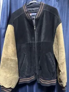 スエード風レザー ジャケット