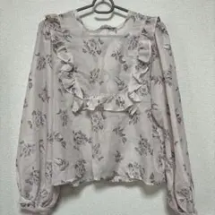 未使用⭐︎ナイスクラップ　春に可愛いブラウス　長袖