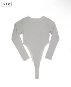 mieya mieya MORE HEALTHY BODYSUIT -GRAY-