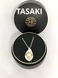 TASAKI タサキ ネックレス パール シルバー アコヤ真珠 雫デザインのサムネイル