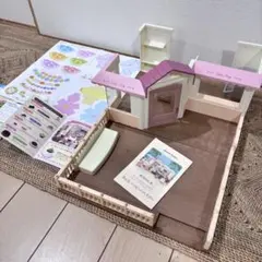 シルバニアファミリー 森のおしゃれなケーキ屋さん　テラス付き 未使用ペーパー付き