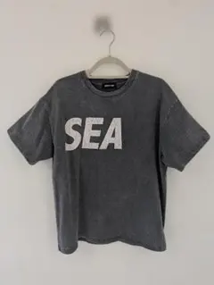 WIND AND SEA クラックロゴ Tシャツ M チャコールグレーのサムネイル