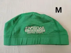 セントラルスポーツ　水泳帽　Mサイズ　緑色