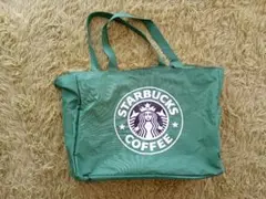 STARBUCKS キャンバストートバッグ グリーン