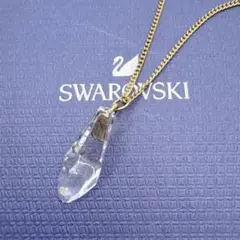 スワロフスキー　ネックレス　ガラスの靴　ハイヒール　ゴールド