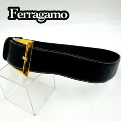 Salvatore Ferragamo フェラガモ ベルト ブラック 0702③