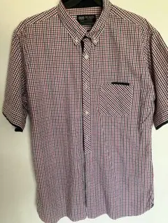 お値下げ中‼︎BEAMS ビームス　チェック柄 ボタンダウン半袖シャツ　L