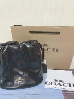 〔新品未使用〕COACH CDB69 ブラックショルダーバッグ