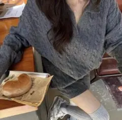 ◻︎韓国風◻︎ニットセットアップ